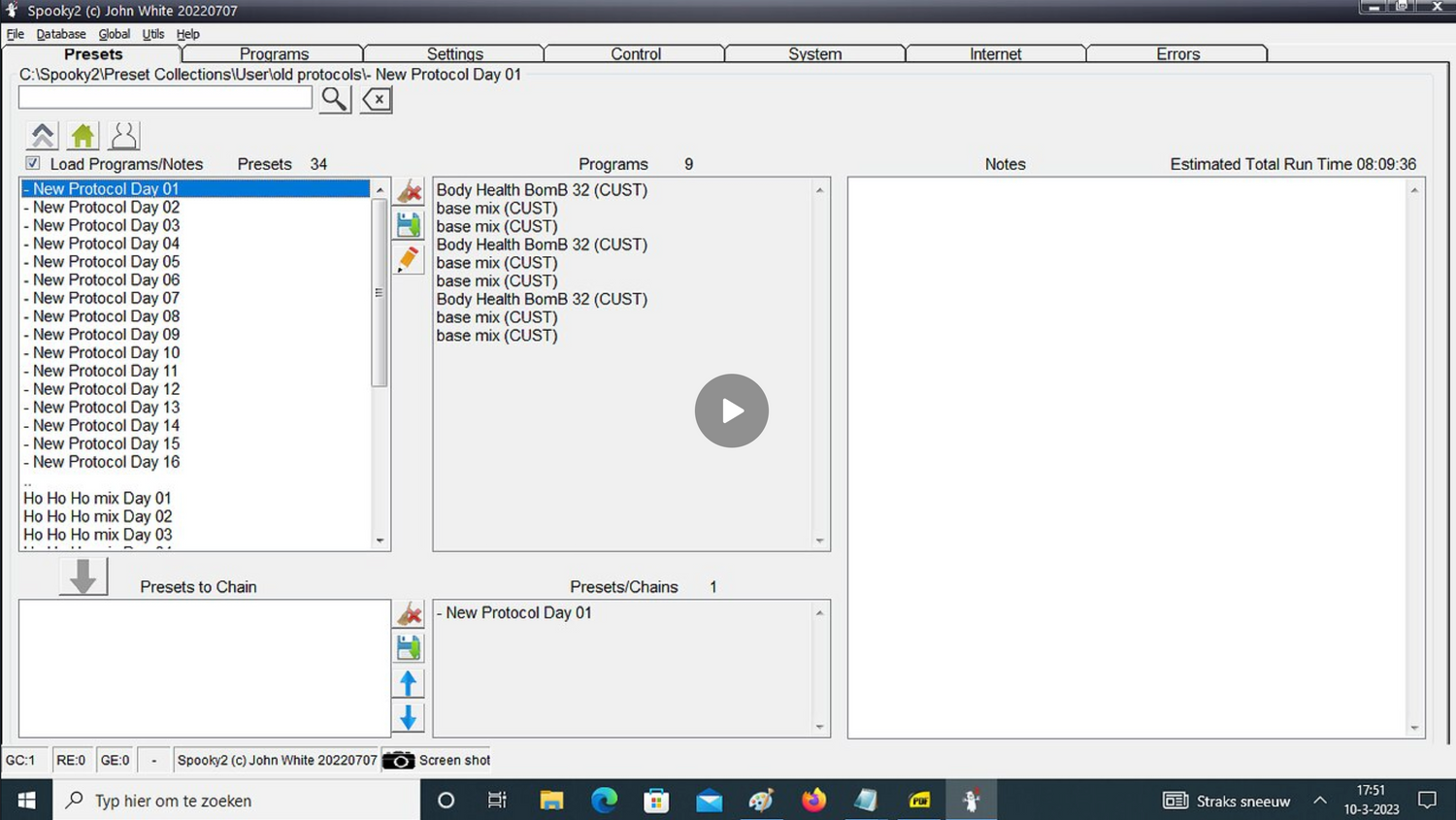 How to install the protocols