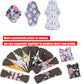 S+M+XL Reusable Menstrual Pads Bamboo Washable Sanitary Napkins