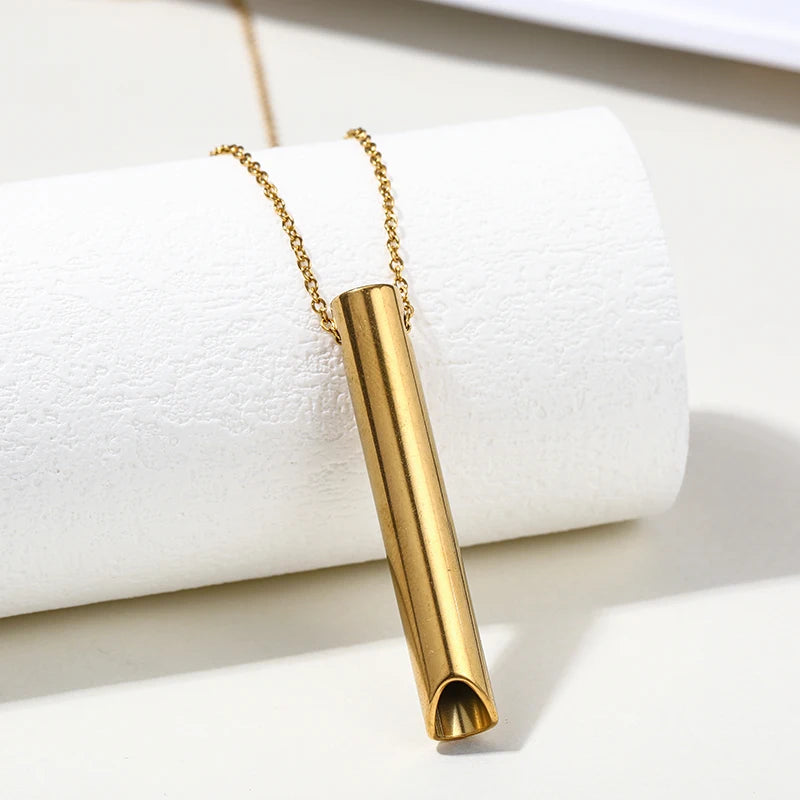 Calming Stress Anxiety Necklace Mindfulness Breathing