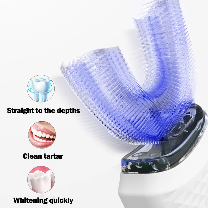 U-type 360° silicone toothbrush