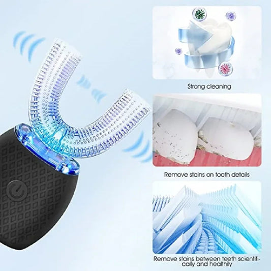 U-type 360° silicone toothbrush