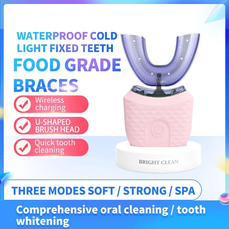 U-type 360° silicone toothbrush