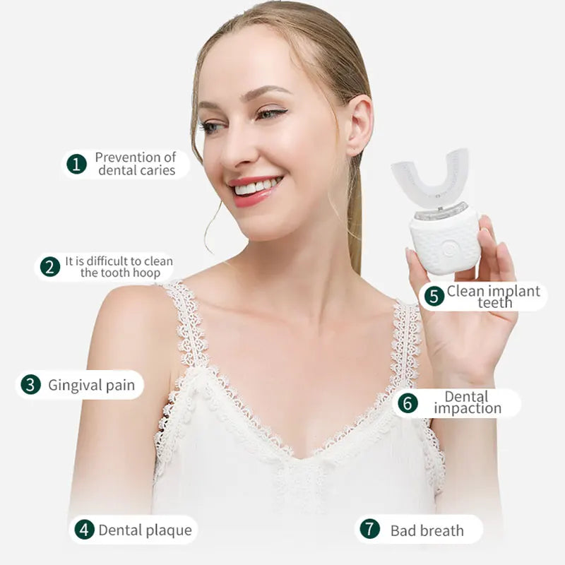 U-type 360° silicone toothbrush