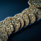 Light with black background, light is light blue, black is dark blue: grain crackers