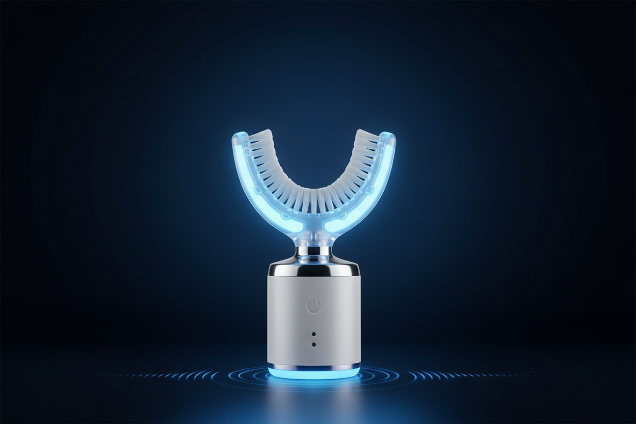 U-type 360° silicone toothbrush